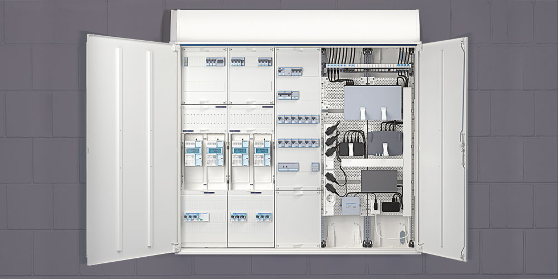 Technikzentrale bei Elektro Koudele in Wald-Michelbach