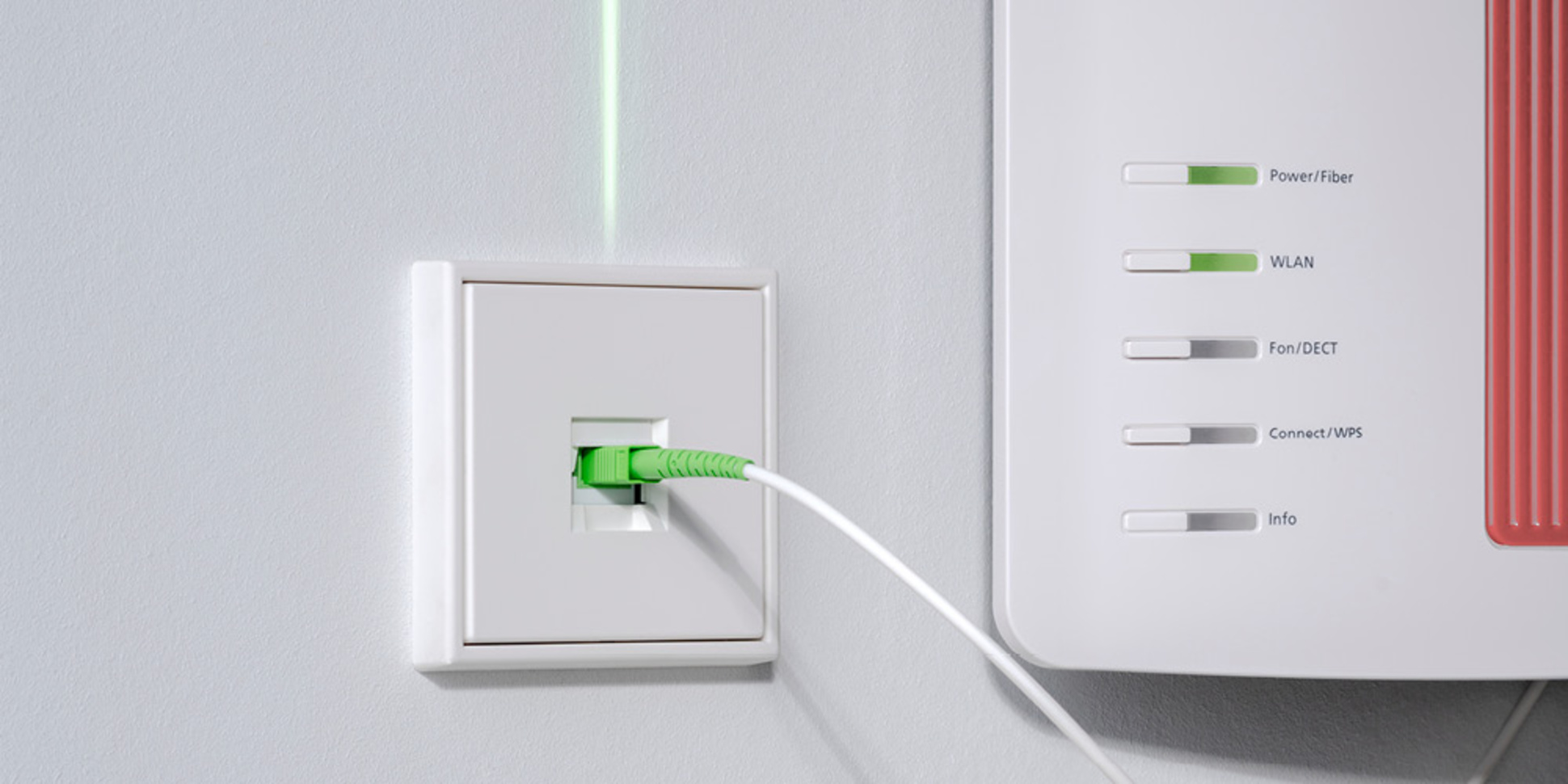 Die neuen Glasfaser-Anschlussdosen bei Elektro Koudele in Wald-Michelbach
