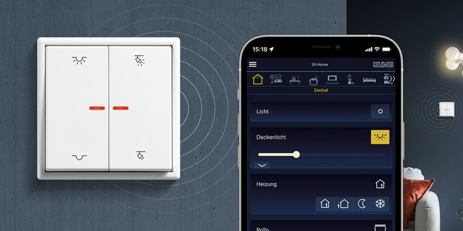 KNX RF Taster bei Elektro Koudele in Wald-Michelbach